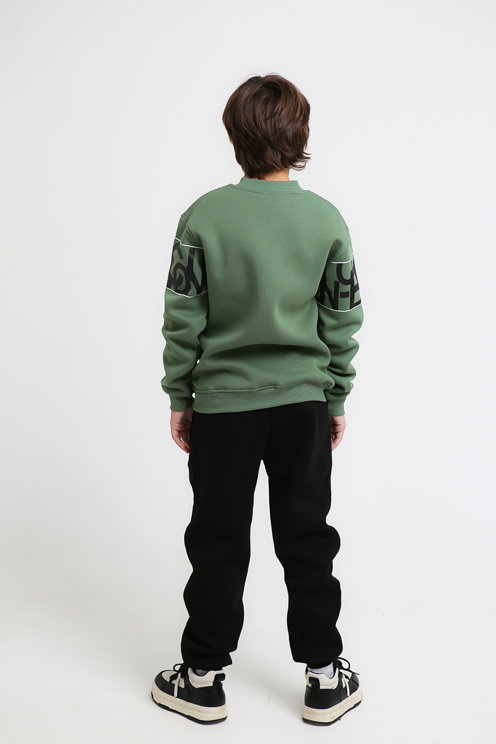 Свитшот дл/р с начесом д/м LEYZ 9845