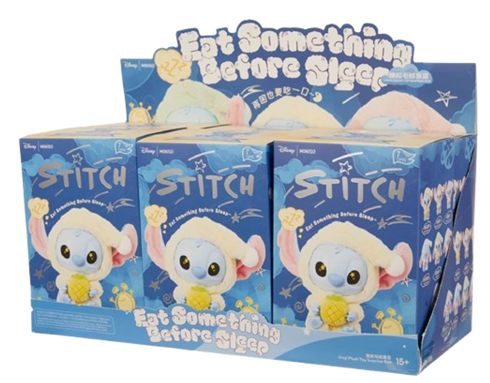 Рандомная фигурка Blind Box Miniso Disney Stitch Eat Something Before Sleep