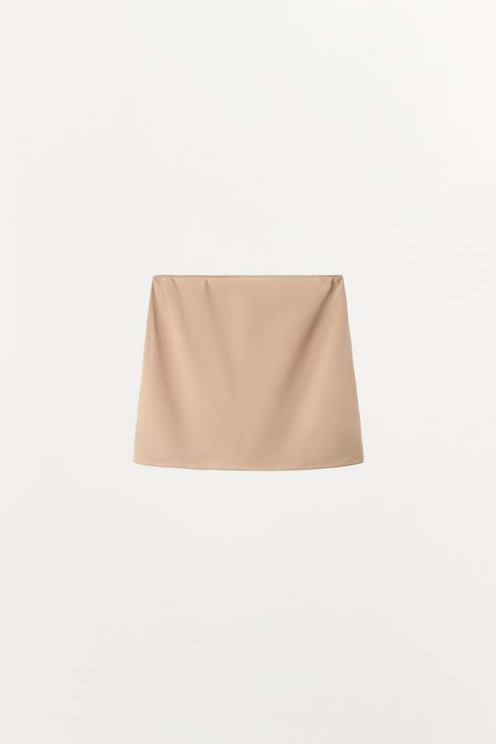 ZARA МИНИ-ЮБКА-ЧЕХОЛ, ТЕЛЕСНО-РОЗОВЫЙ