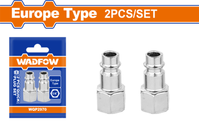 Набор коннекторов пневматических 1/4" 2 шт (120) WADFOW WQP2970