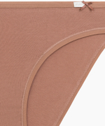 Трусы женские бикини Atlantic, набор из 3 шт., хлопок, светло-кофейные + светло-персиковые + кремовые, 3CLP-001