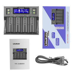Зарядное устройство LiitoKala Lii-D4XL, для аккумуляторов Li-ion 21700/18650/14500 и других