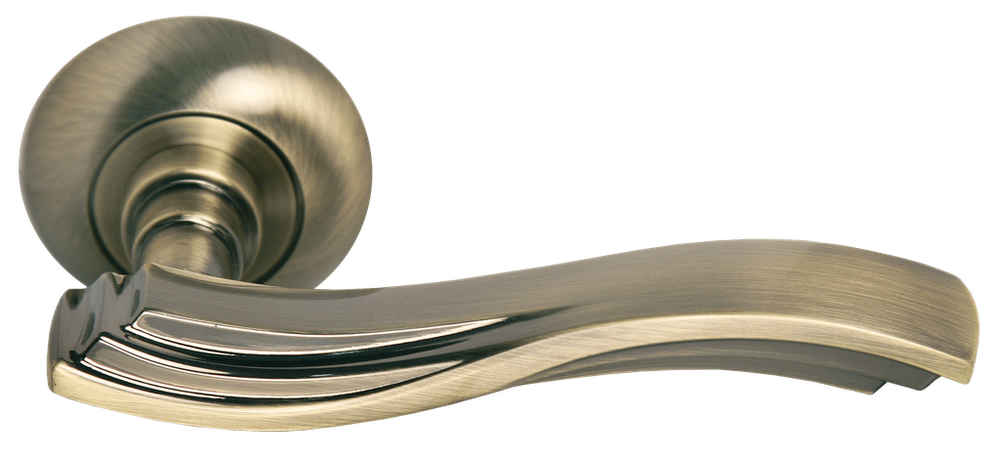 Дверные ручки Morelli "МИРАЖ" MH-14 MAB/AB Цвет - Матовая античная бронза/античная бронза