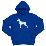 Толстовка "Доберман - штрихи"