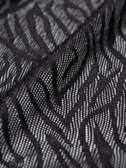 Сетка эластичная черная с принтом зебра НОВАЯ метражом