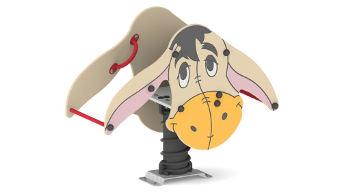 Качалка детской игровой площадки Ослик