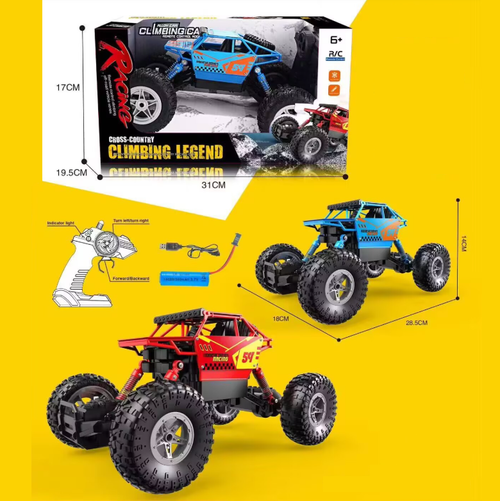 Радиоуправляемая машина "Climbing Legends", красная