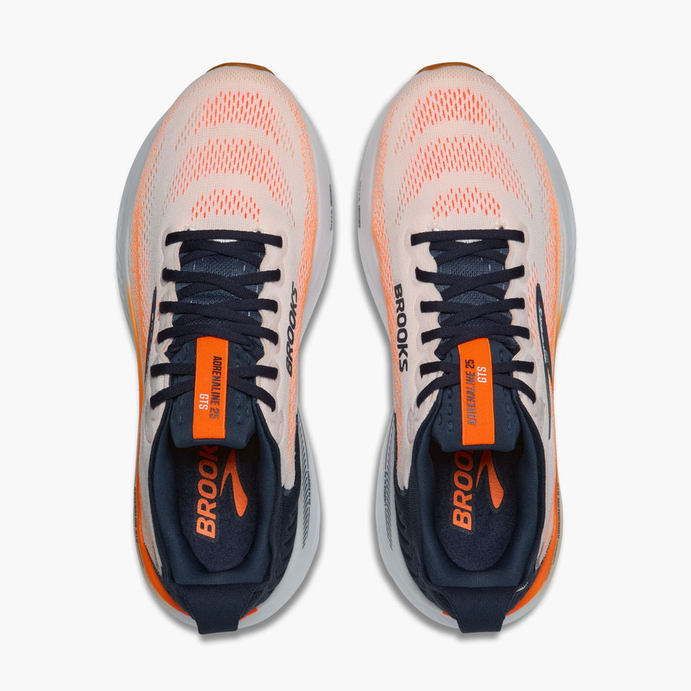 Кроссовки для бега Brooks Adrenaline GTS 25 - White/Spellbound/Orange