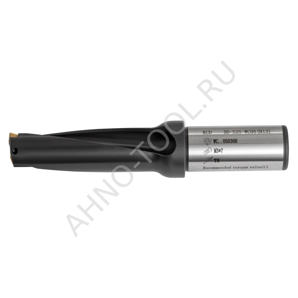 Сверло корпусное KCD250-3D-S25-WC05(H13) "ACCKee"