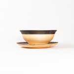 Набор деревянных тарелок из дерева сибирский кедр - 2 шт. TN78