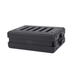 Ударопрочный пластиковый Рэковый кейс 2 юнита KZCASE@RACK3U30