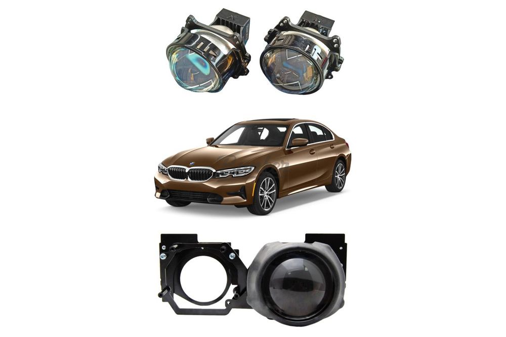 Комплект для замены штатных светодиодных линз LED BMW 3 VII G2X 2018-2021 Ближний+Дальний