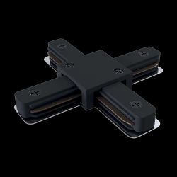 Коннектор Х-образный для однофазного шинопровода Maytoni Unity TRA001CX-11B