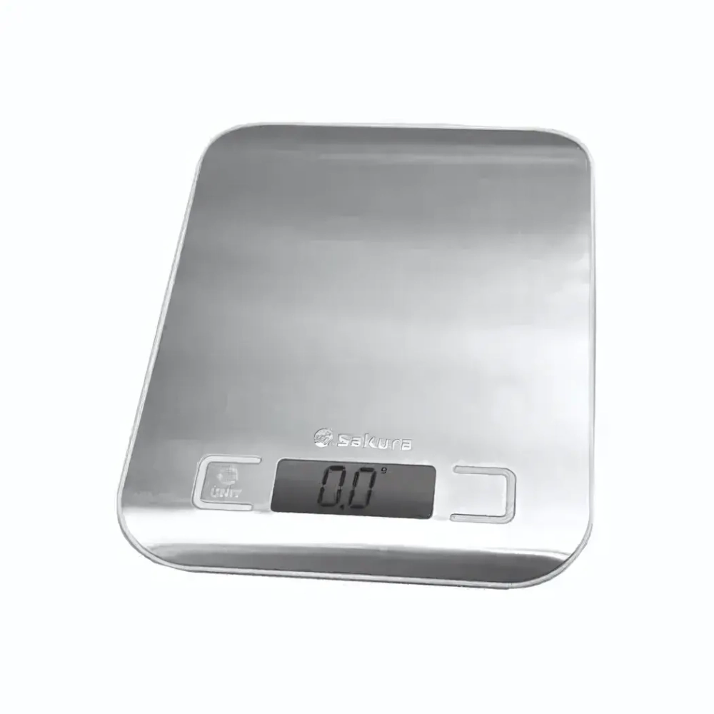 Весы кухон SA-6060SG 5кг элек нерж/серый