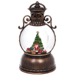 Сувенир с подсветкой «Восточный шик» 10,5*10,5*20 см, мелодия, подсветка, эффект снегопада (работает от 3*АА, USB)