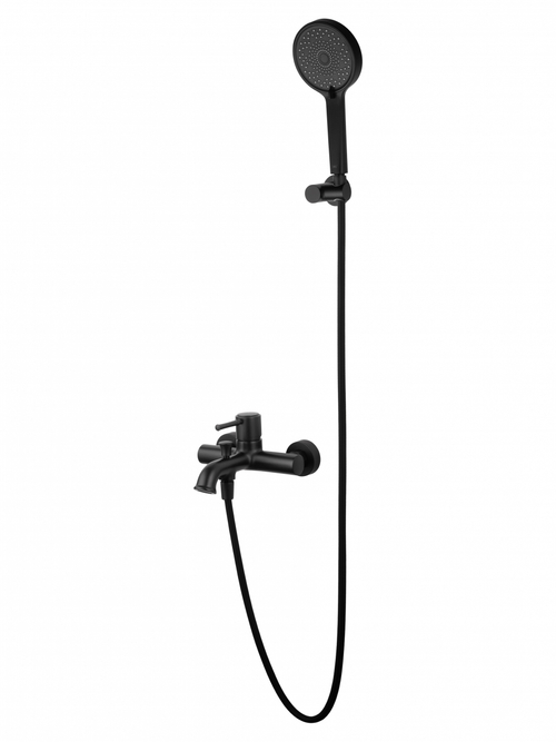 Смеситель для ванны с душем WONZON & WOGHAND TOR, Черный матовый (WW-88037073-MB)