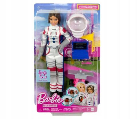 Кукла Mattel Barbie Kariera - Коллекционная кукла Космонавт в скафандре с аксессуарами - Барби HRG45