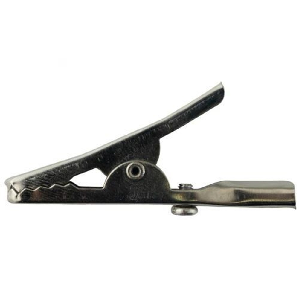 Зажим крокодил для проводов 5A 55мм (Черный) - 10шт