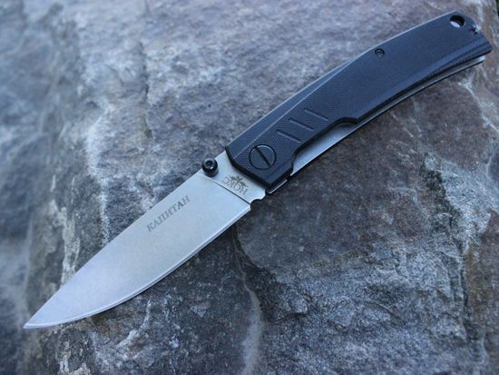 Складной нож НОКС Капитан (333-080406) c клинком из стали AUS-8, рукоять G10