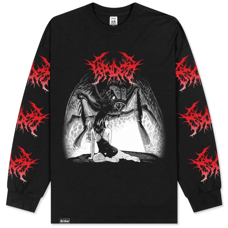 Лонгслив HAIDED FORBIDDEN, черный