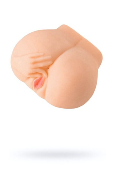 Упругая попка с вибрацией Juicy Pussy (10 режимов) (Цвет: телесный)