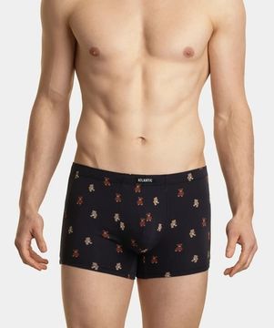 Трусы мужские боксеры (2шт), Atlantic 2MH-061, темно-синие + голубые