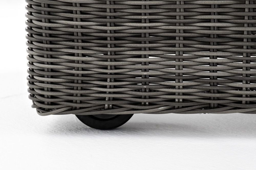 "Рим" комплект шезлонг со столиком, цвет графит