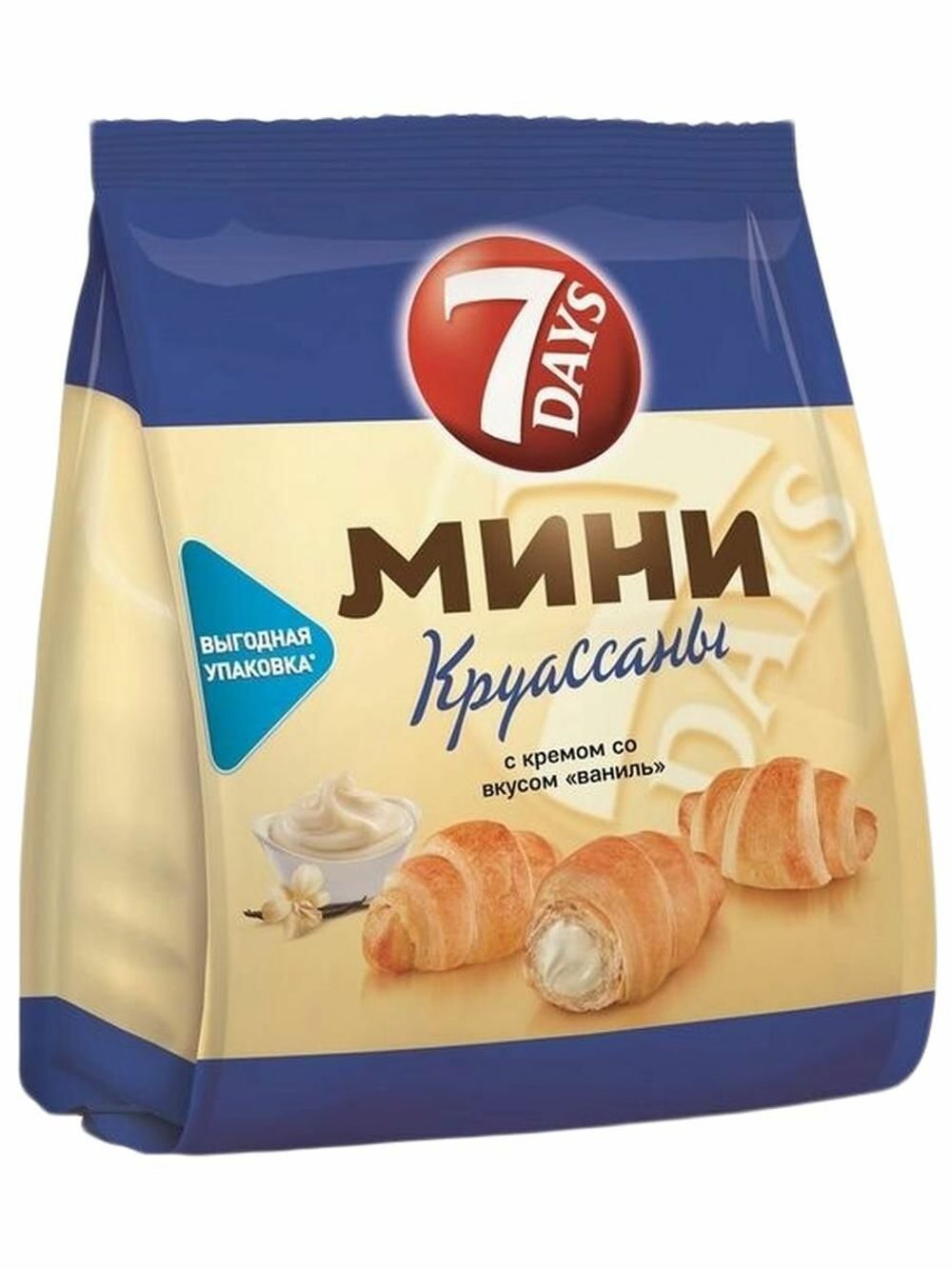 Круассаны "7Days" со вкусом ванили 123гр