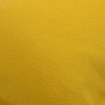 Чехол на подушку из фактурного хлопка горчичного цвета с контрастным кантом из коллекции essential, 30х50 см