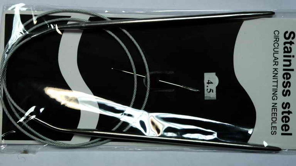 Спицы круговые на троссе 80см №4,5