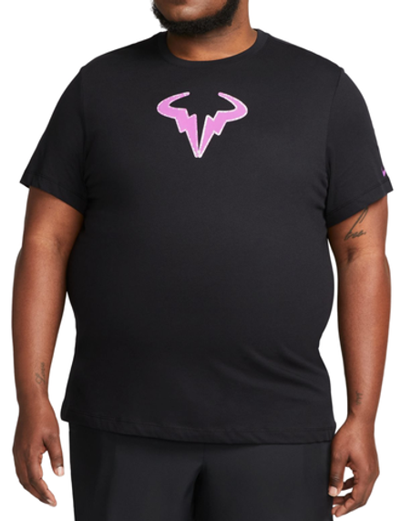 Мужская теннисная футболка Nike Court Dri-Fit Rafa Tennis T-Shirt - black
