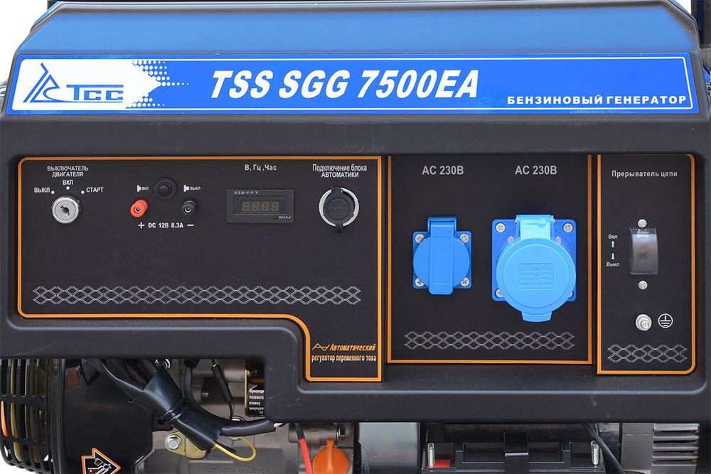 Генератор бензиновый TSS SGG 7500ЕA - [7.5 кВт / 33 А] с блоком АВР