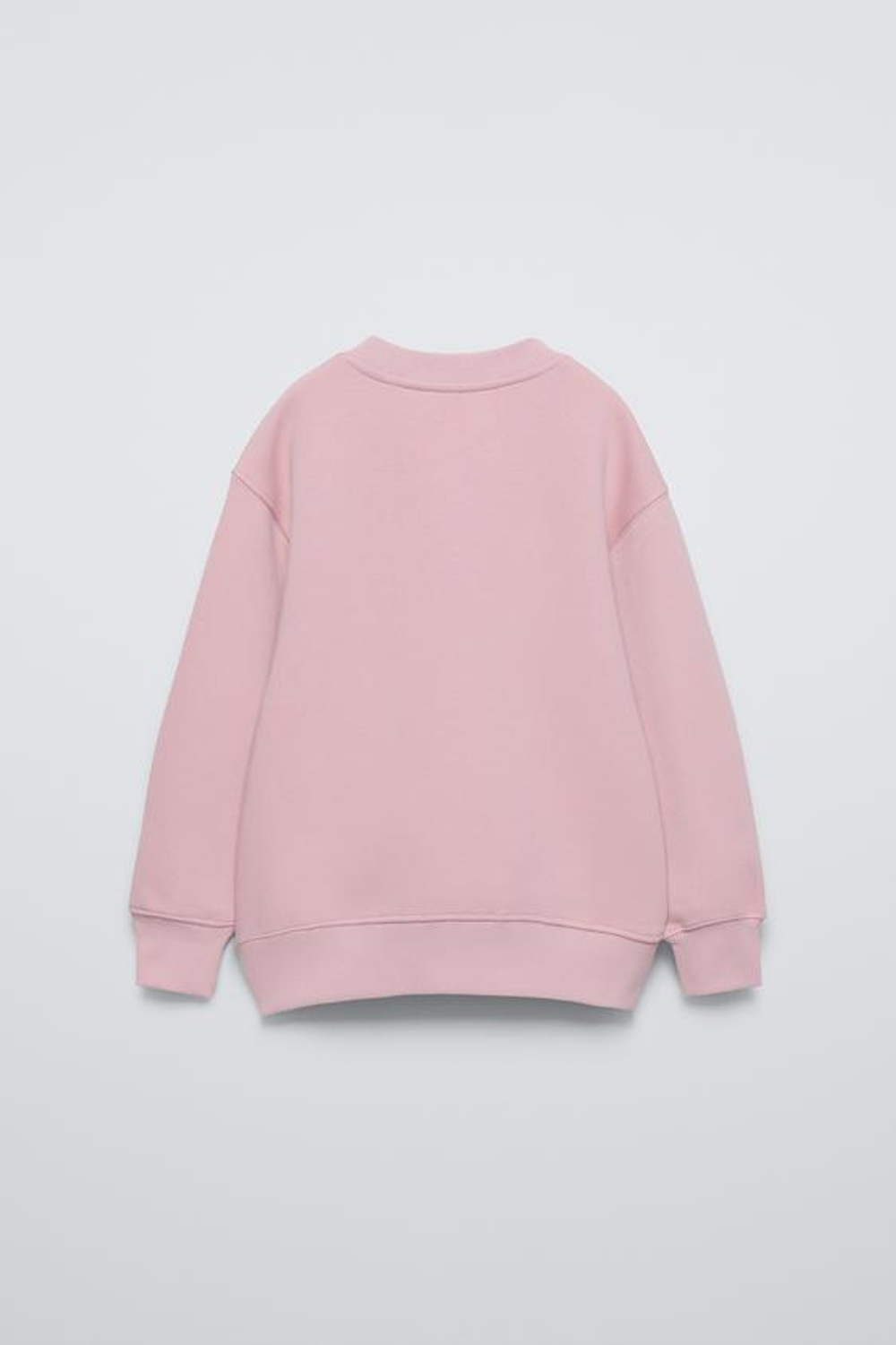 ZARA ТОЛСТОВКА С КРУЖЕВОМ «СЕРДЦЕ», РОЗОВЫЙ