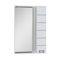 Зеркало-шкаф Aquanet Доминика 55 LED белый