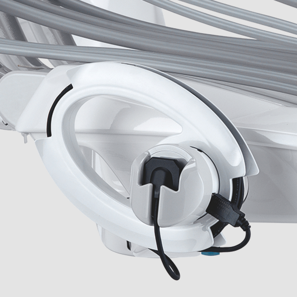 Стоматологическая установка Stern Weber S220 (эл.мотор с ф/о, шланг турбины с ф/о, цветной дисплей)