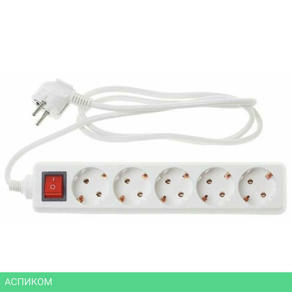 Удлинитель Buro BU-PS5.1/W белый