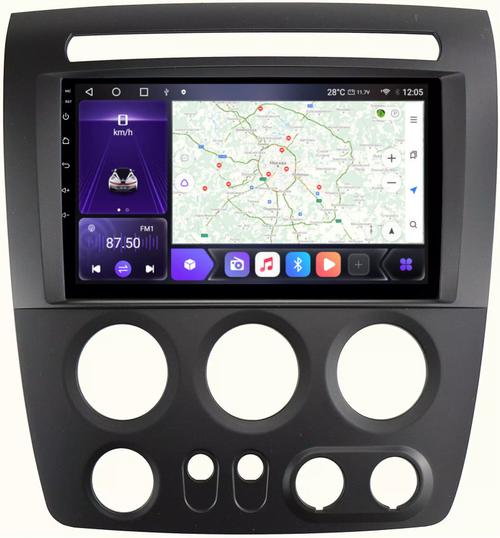 Магнитола для Hummer H3 - Kuberg EW-9299 QLed, Android 12, Быстрая, CarPlay, 4G SIM-слот