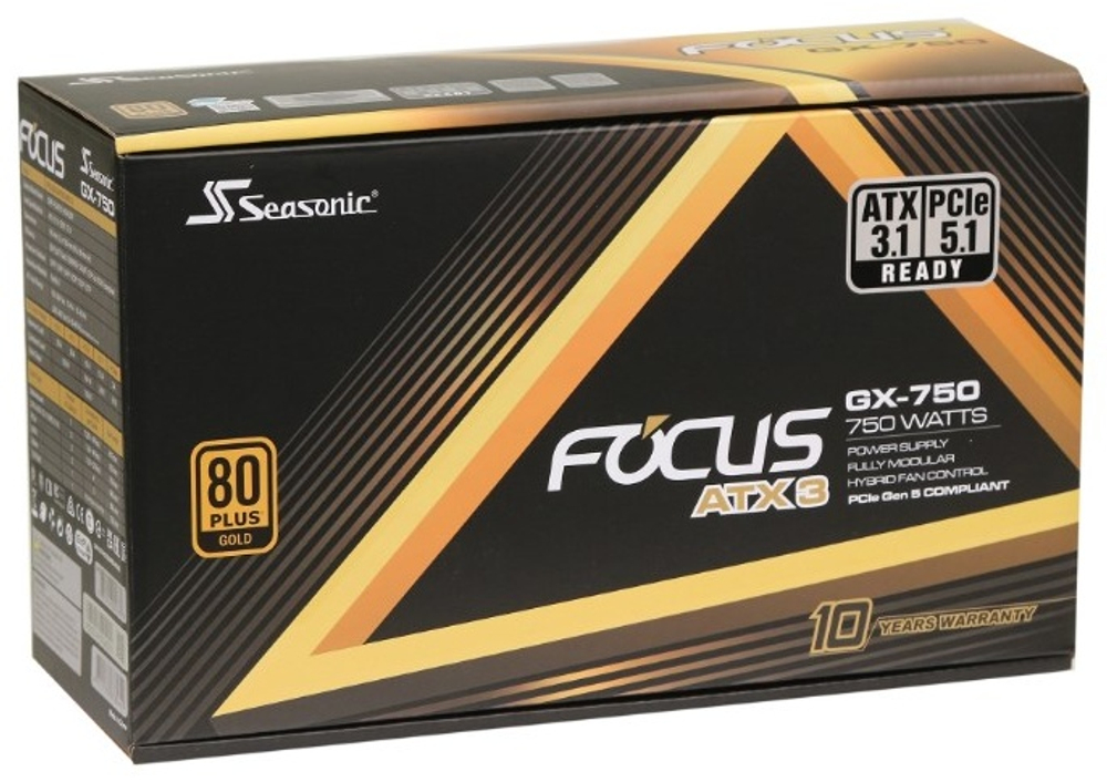 Блок питания Seasonic Focus GX-750 (SRP-FGX751-A5A32SF) 750 Вт