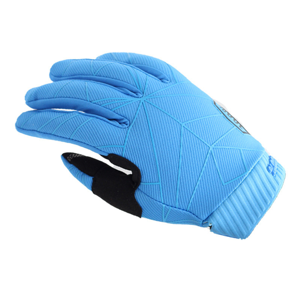 Вело перчатки 100% (синий) размер M