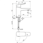 Смеситель для раковины Ideal Standard CERAPLAN BD211AA