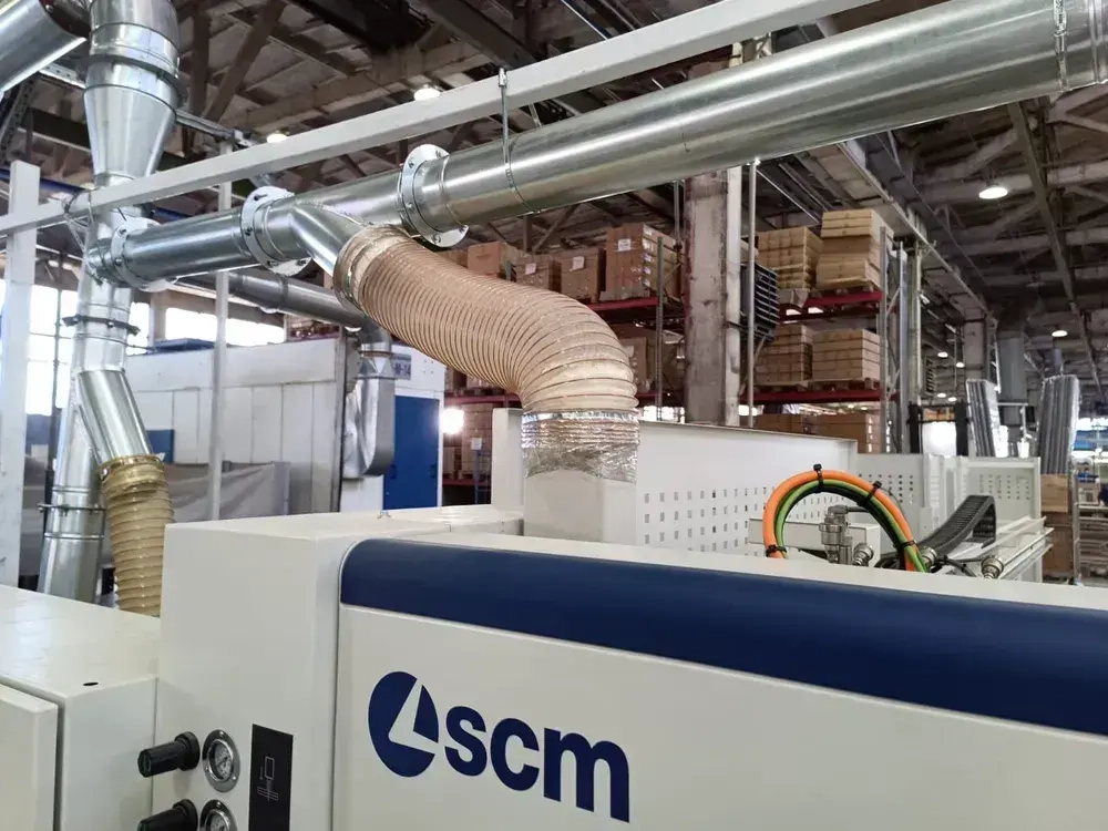 Воздуховод, шланг полиуретановый, армированный омедненной проволокой, шланг для аспирации и стружкоотсоса 100мм