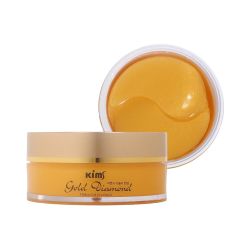 Гидрогелевые золотые патчи Kims Gold Diamond Hydro-Gel Eye Patch (60 шт. в баночке, размер L)