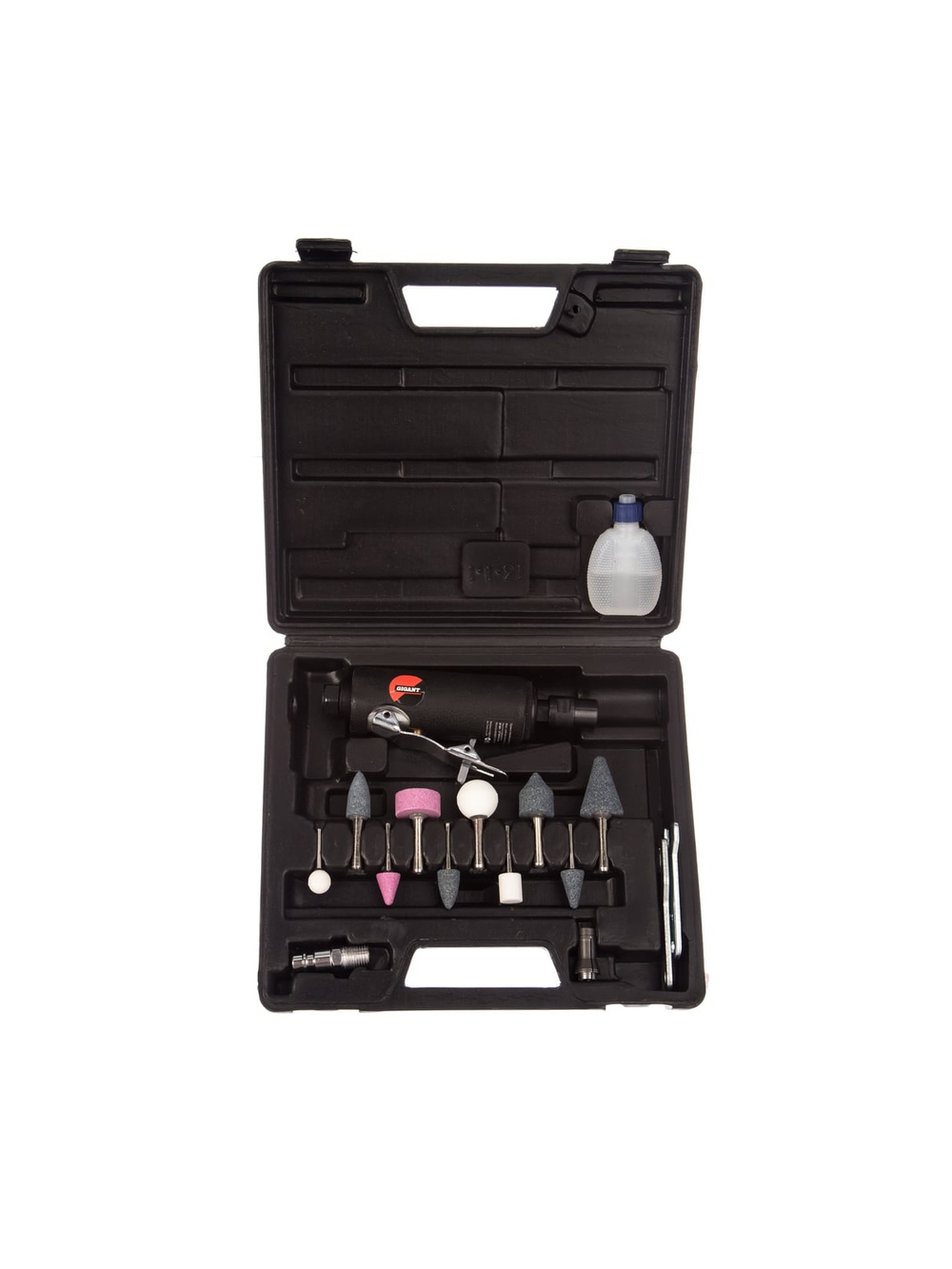 Прямая пневмошлифмашина с набором оснастки (цанга; 27000 об/мин; кейс) Gigant DG27000