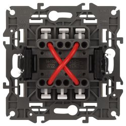 Переключатель перекрестный ЭРА Elegance 14-1108-04 10АХ-250В, IP20, шампань