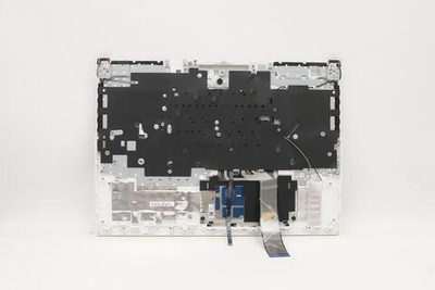 Верхняя панель с клавиатурой (топкейс) для ноутбука Lenovo Legion 5 Pro-16ACH6. раскладка - русская, без подсветки, белая (5CB1C93583), оригинал