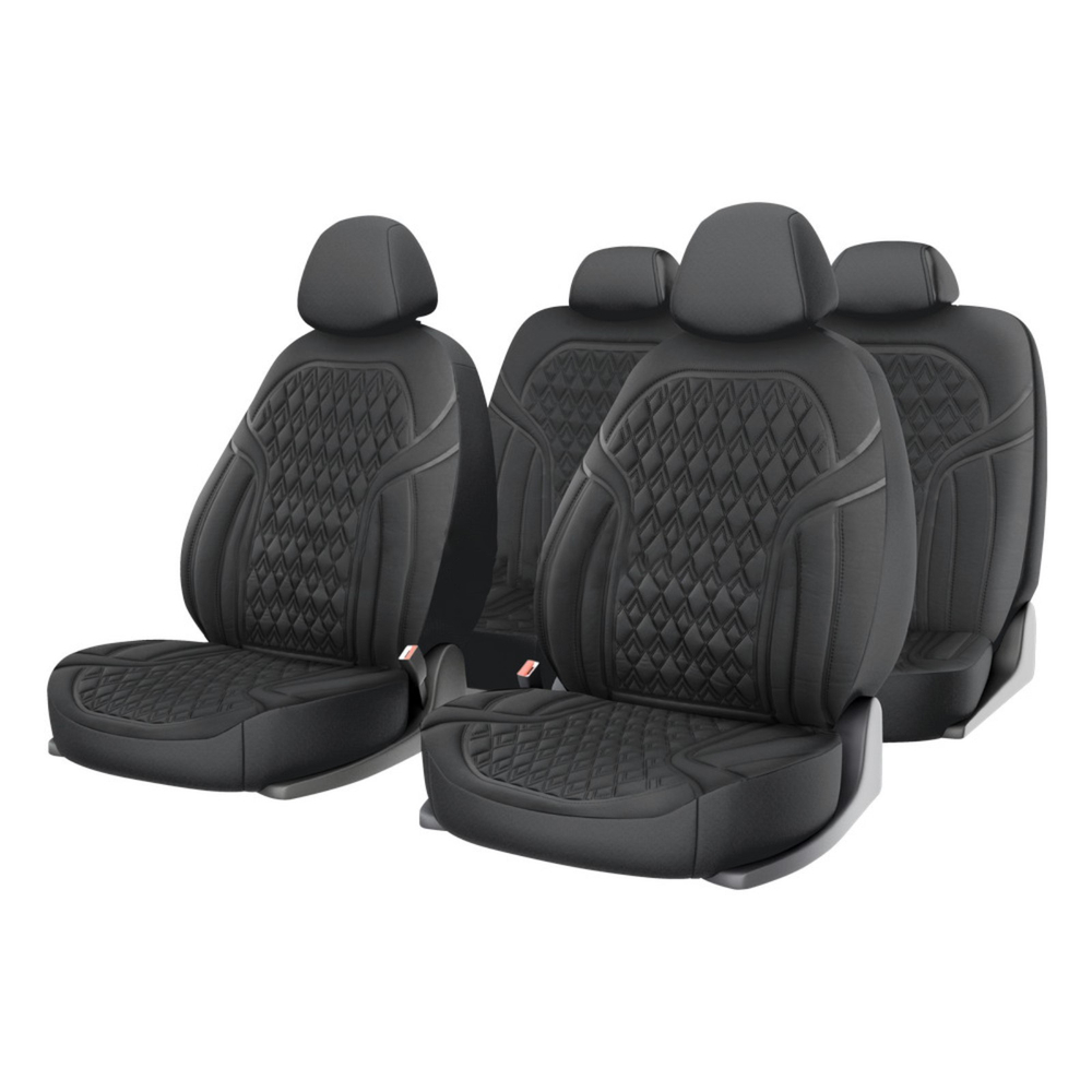 Чехлы на сидения CarFashion «IMPULSE» 10132 - Полиэстер -черный