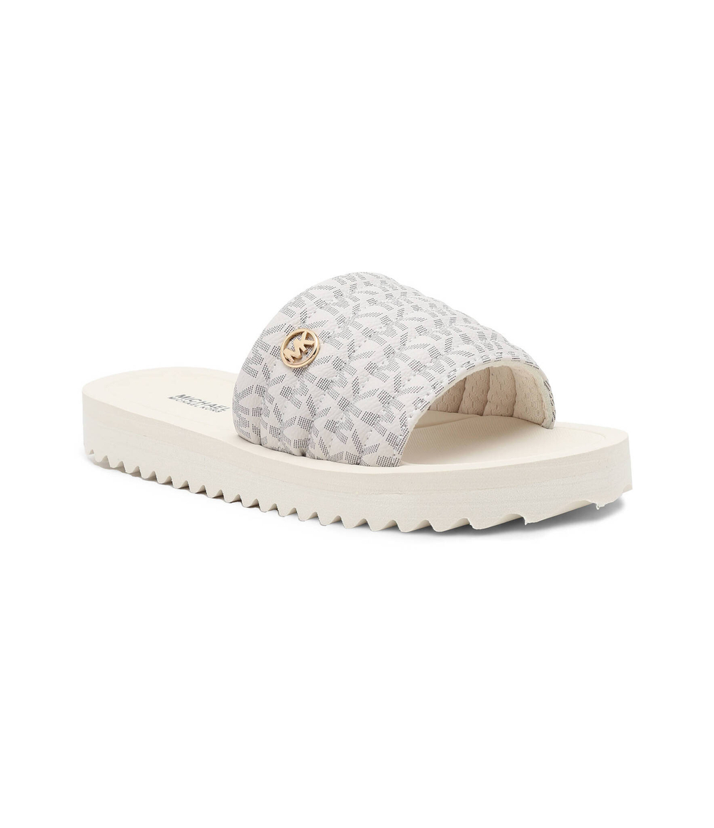 Шлепанцы TEAGAN Michael Kors KIDS - бежевый(MK100964)