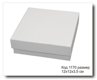 Коробка подарочная код 1170 размер 12х12х3,5 см