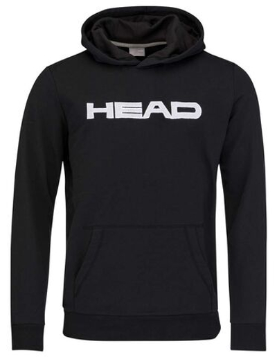Кофта для мальчика теннисная Head Club Byron Hoodie JR - black