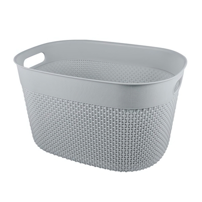 Корзина для хранения OSLO 18л серый шторм